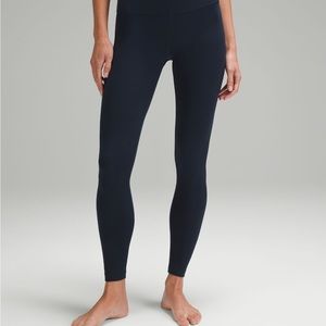 Navy blue lulu align High rise 28'